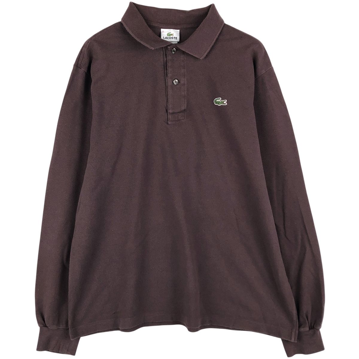 古着 ラコステ LACOSTE フランス企画 長袖 ポロシャツ 5 メンズL相当 