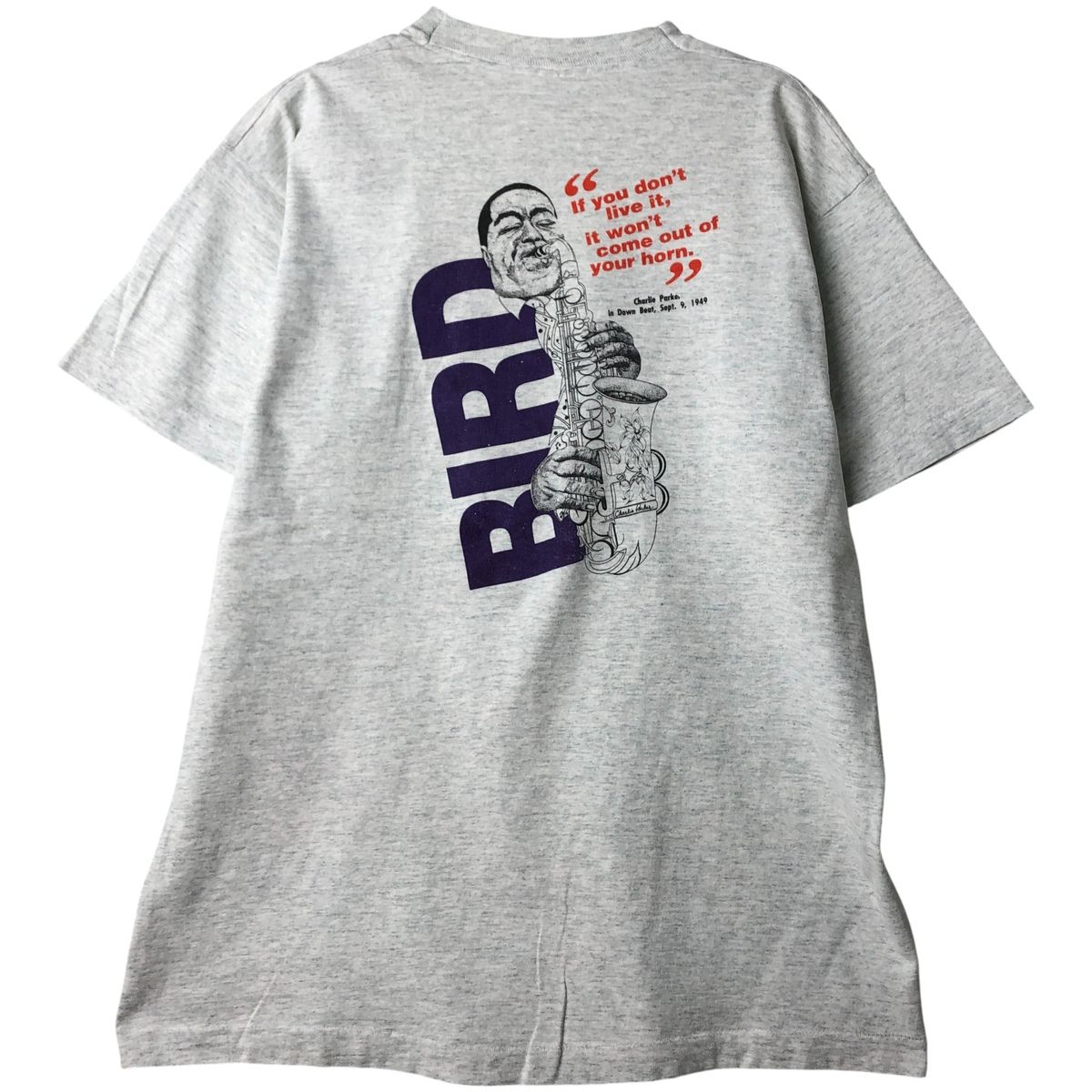 古着 90年代 フルーツオブザルーム FRUIT OF THE ROOM CHARLES PARKER