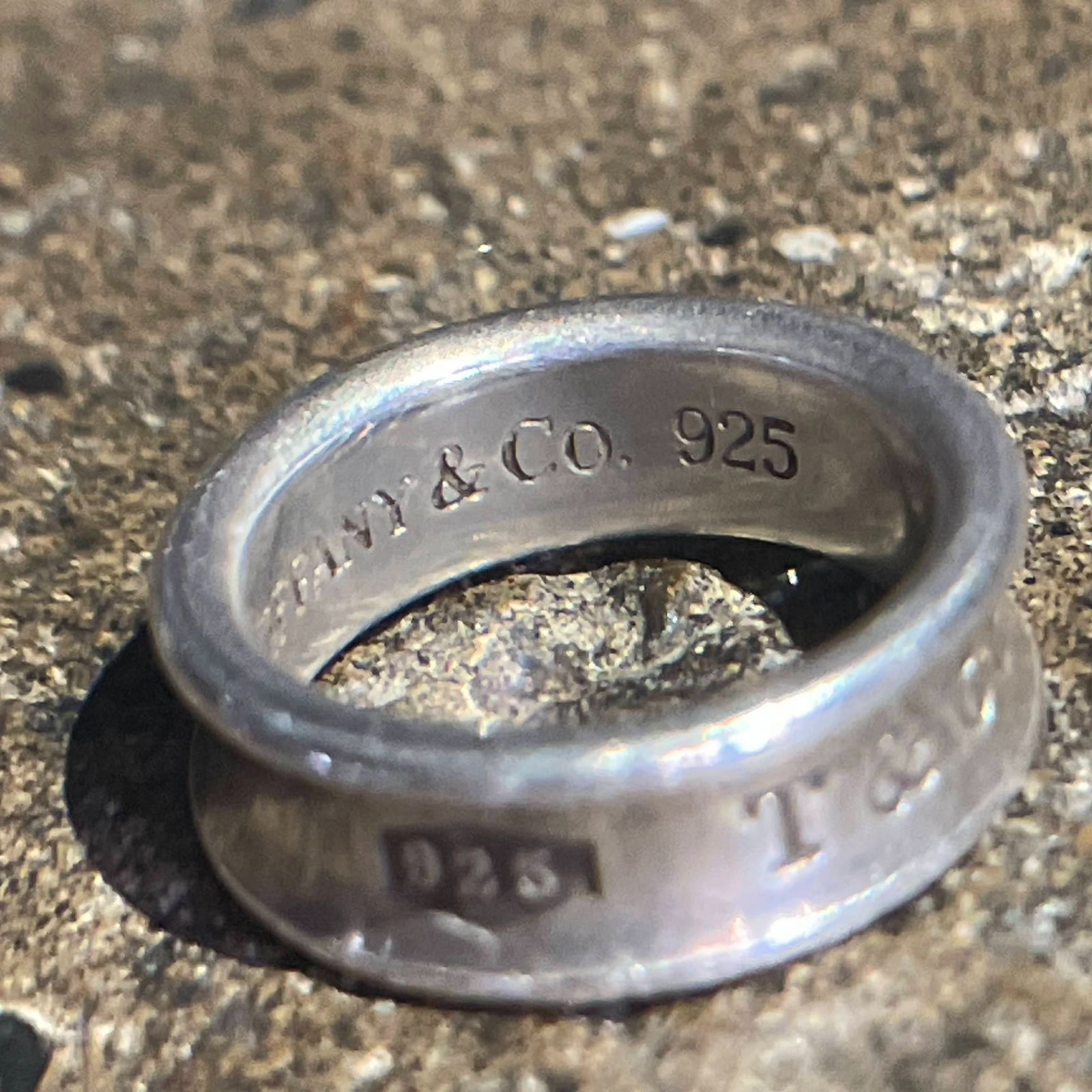 TIFFANY&CO. 1997 ナローリング Silver 925 10号 ティファニー 指輪