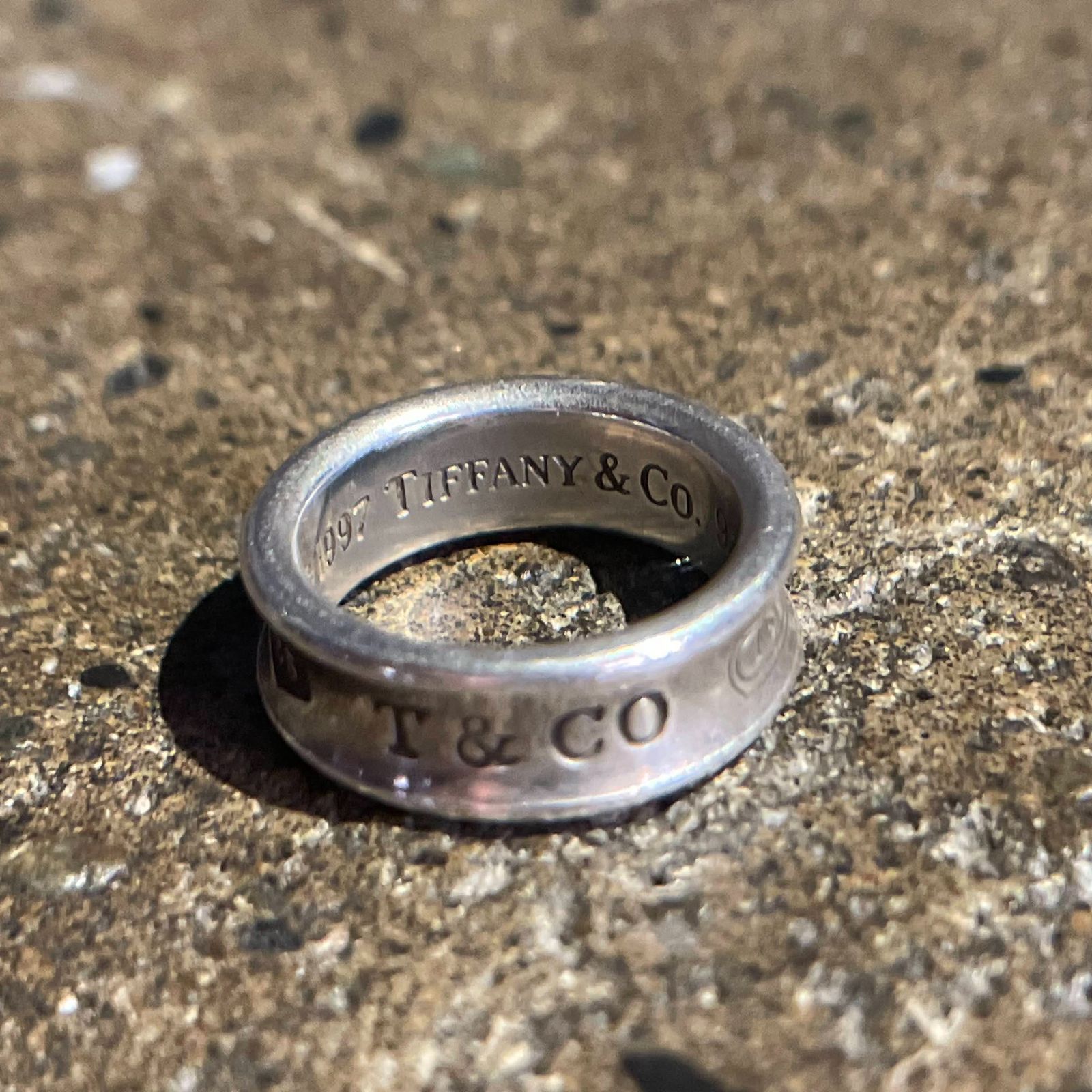 TIFFANY&CO. 1997 ナローリング Silver 925 10号 ティファニー 指輪