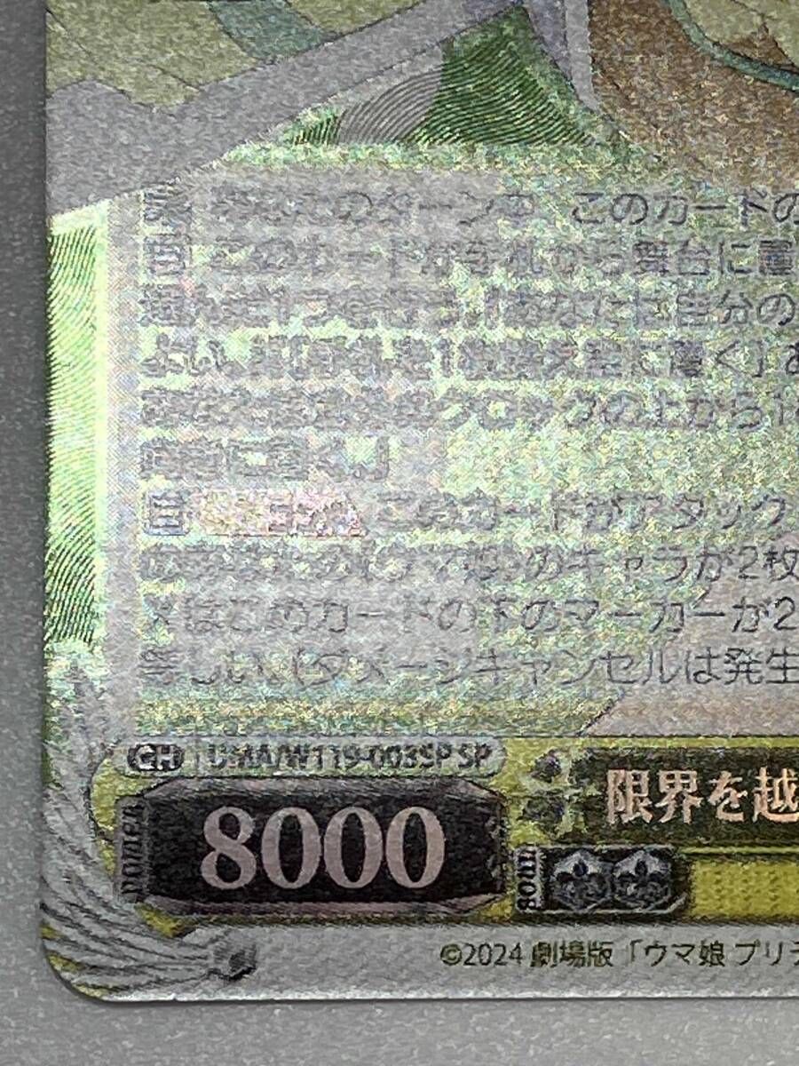 限界を越えた先 ジャングルポケット SP ヴァイスシュヴァルツ ウマ娘