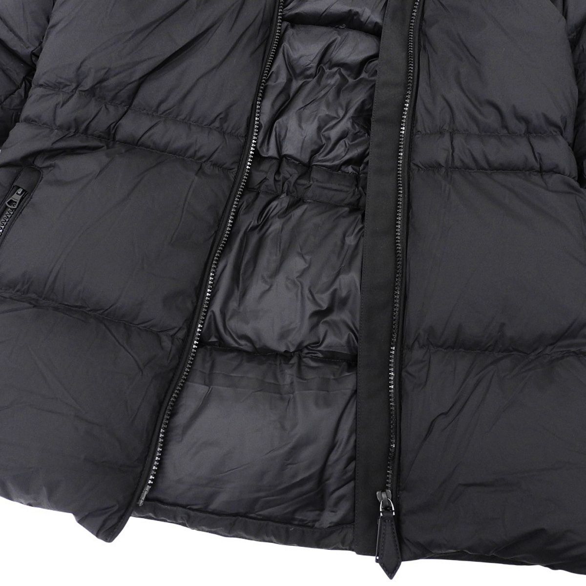 BURBERRY(バーバリー) フード ダウンジャケット XS ナイロン ブラック