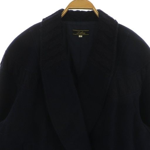 レリアン Leilian ウール混ショートコート ジャケット ニット 切替