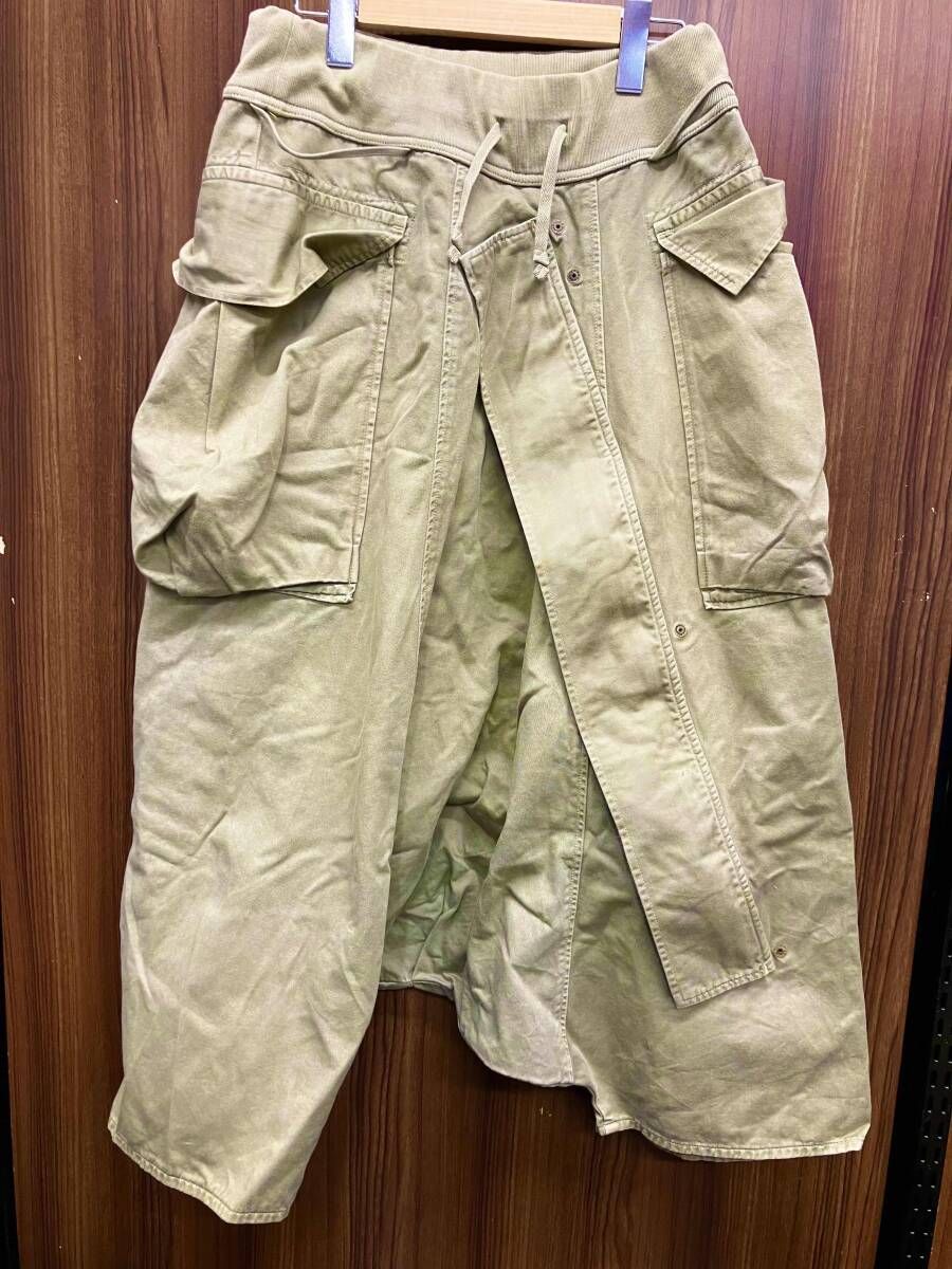 KAPITAL / キャピタル カーキ K1710LP165 サルエルパンツ サイズM
