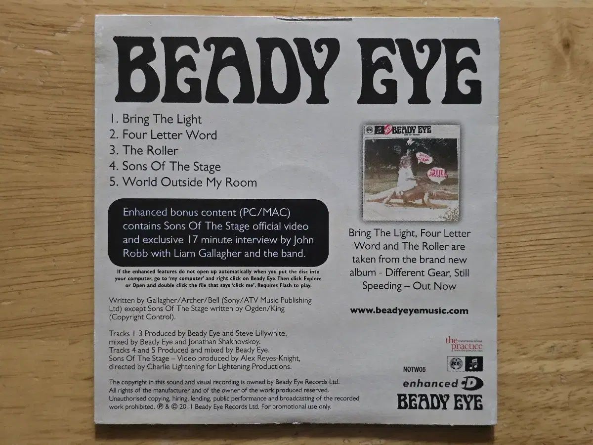 Beady Eye サイン入りCD CD Beady Eye ビディ 星野 アイ ー PROMO - メルカリ