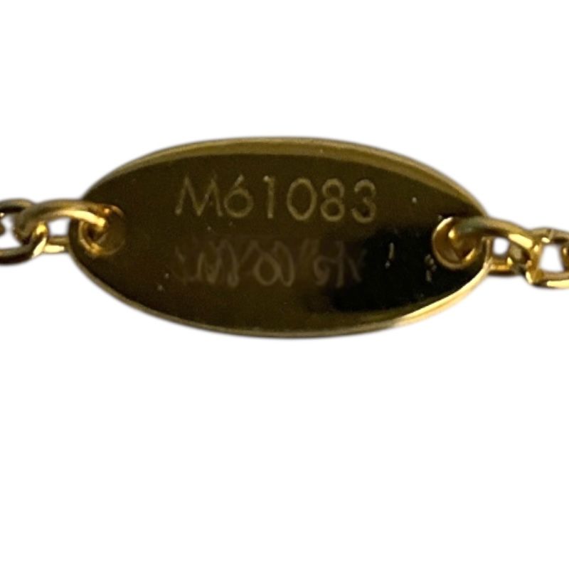 ルイ・ヴィトン LOUIS VUITTON ｴｯｾﾝｼｬﾙV ﾈｯｸﾚｽ ゴールド メタル