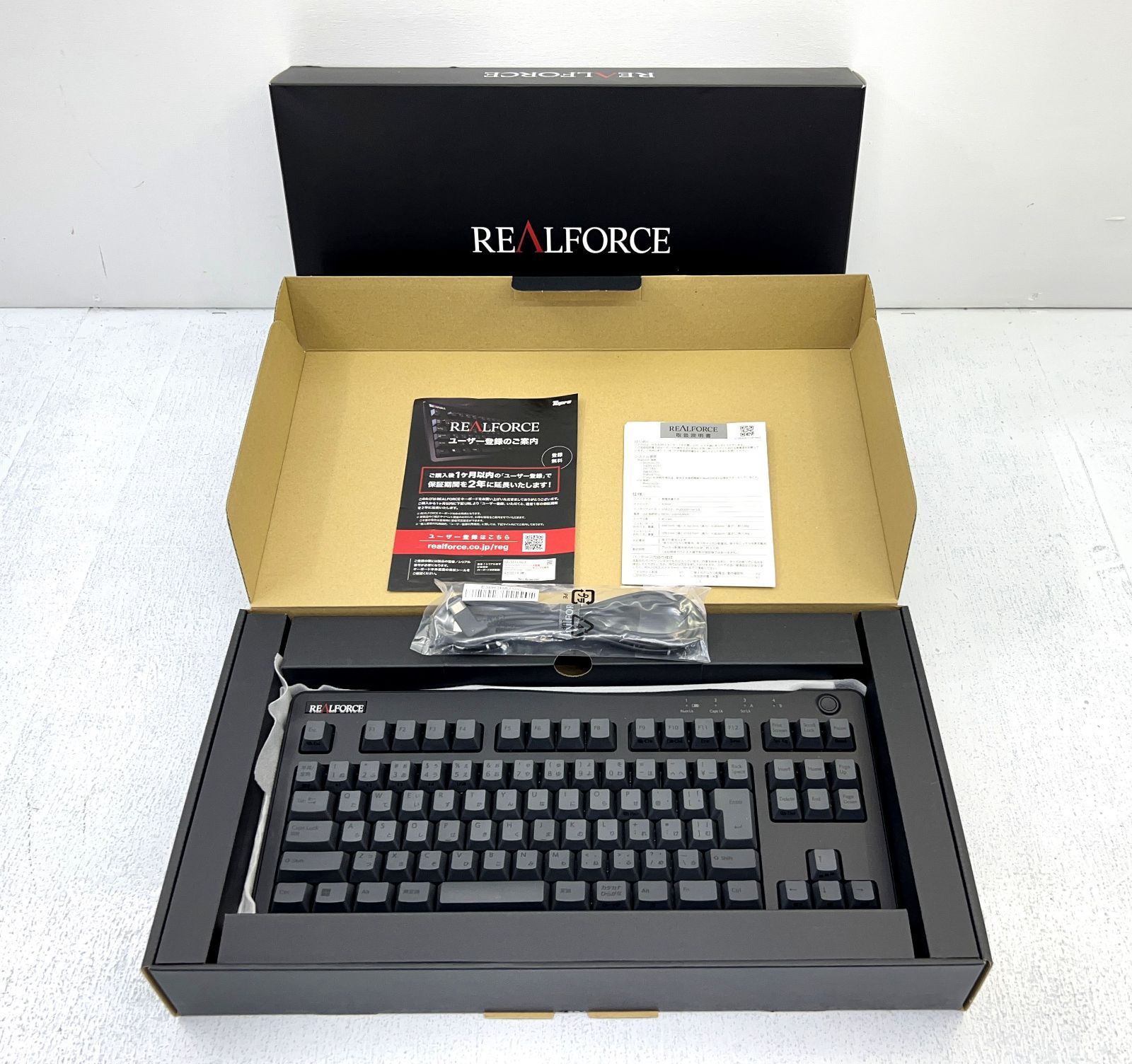 盛岡65-0016] 東プレ REALFORCE R3シリーズ キーボード R3HC11 【中古 