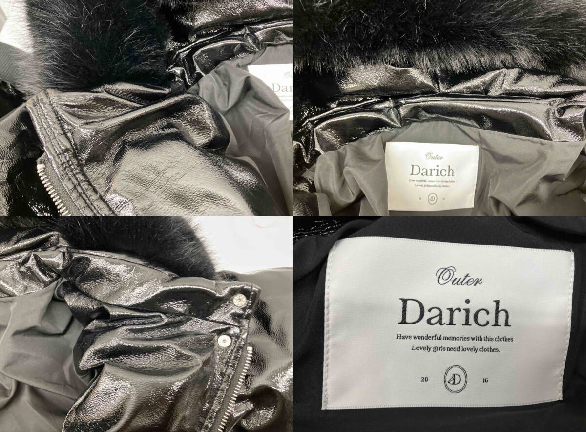 Darich ダーリッチ 112433017 フェイクパテントレザー ダウン 