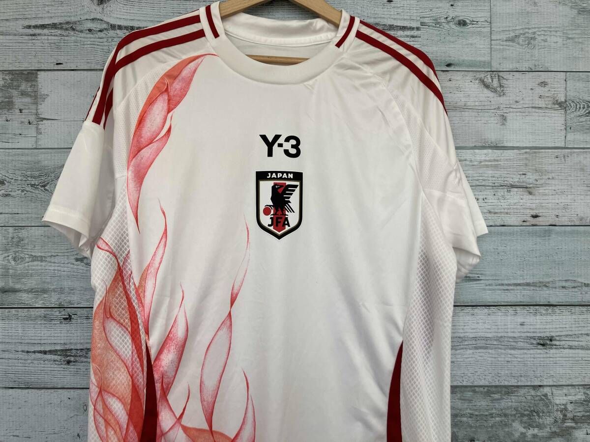 Y-3 adidas YOHJI YAMAMOTO 半袖Tシャツ Lサイズ ホワイト JFA 