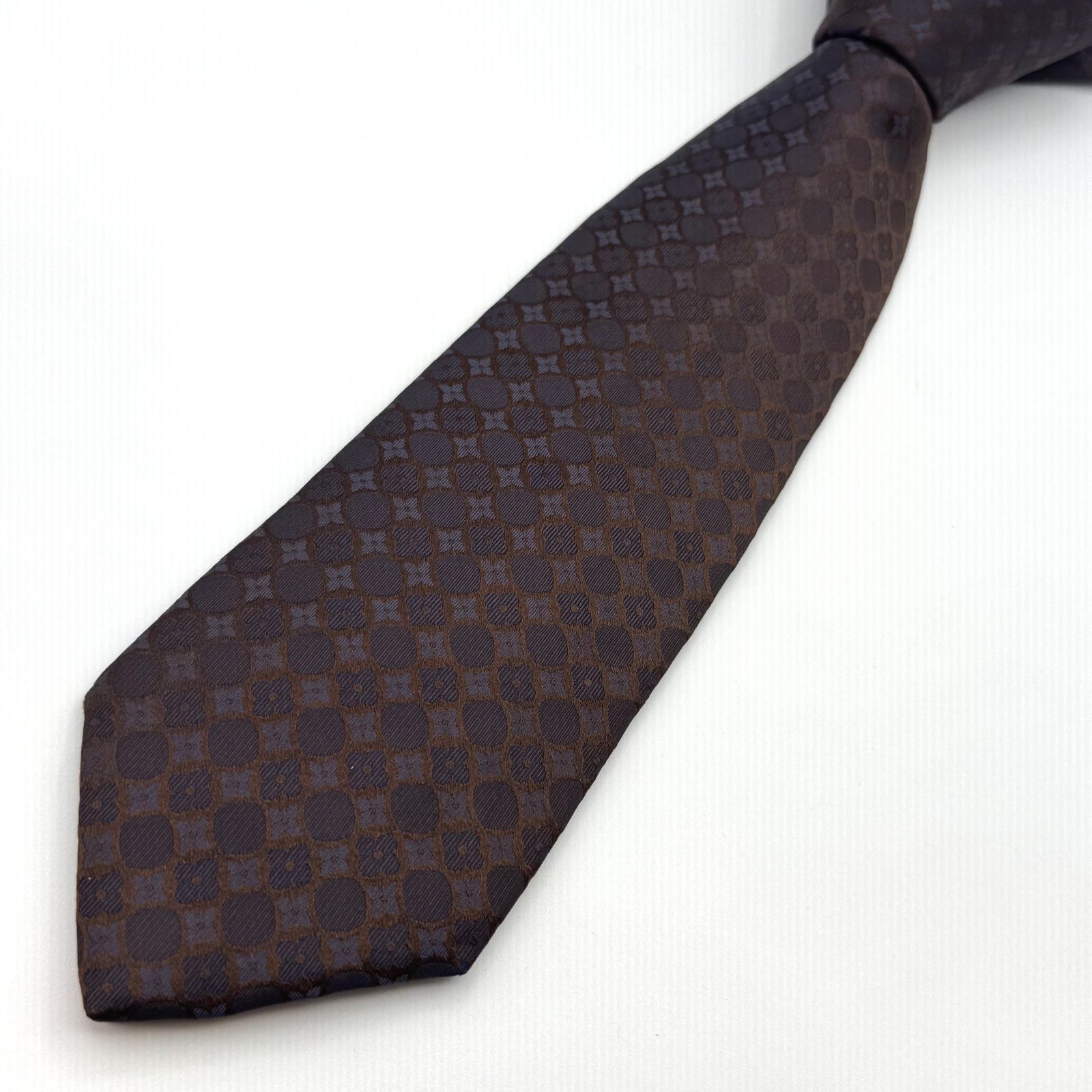 LOUIS VUITTON ダークパープル ネクタイ 中古・古着通販】LOUIS VUITTON (ルイ ヴィトン) ネクタイ パープル