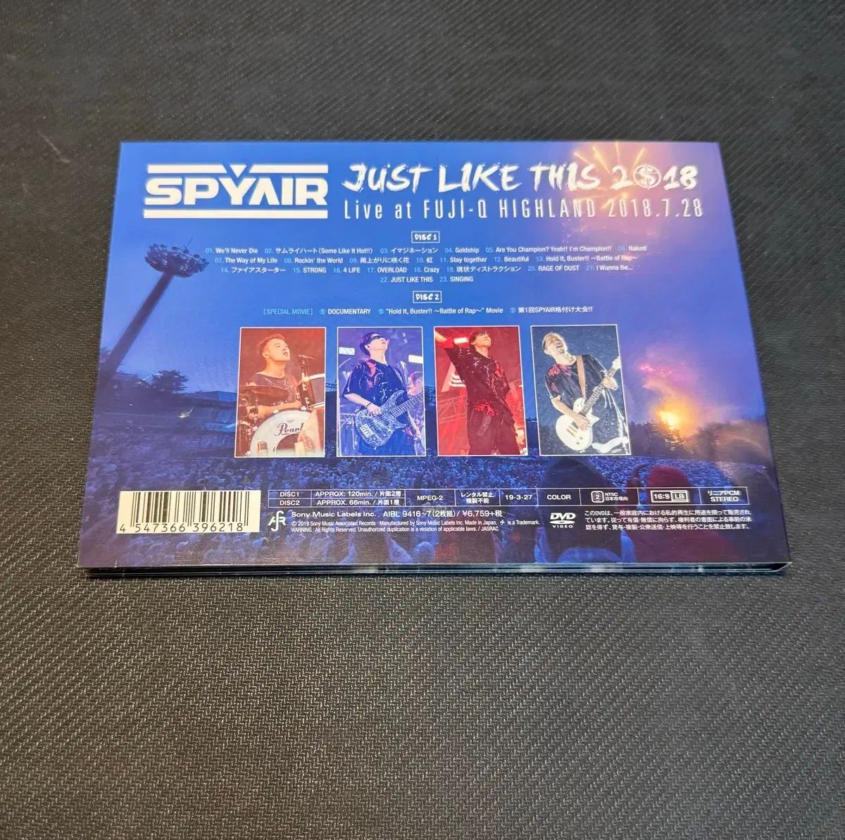 DVD ） SPYAIR /スパイエイア Just Like This 2018 - メルカリ