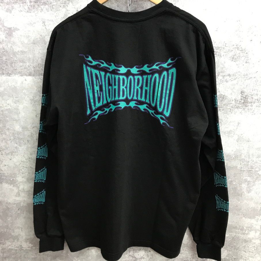 NEIGHBORHOOD 25AW 横浜限定 ホットロッド NH.TEE LS-9 ネイバーフッド