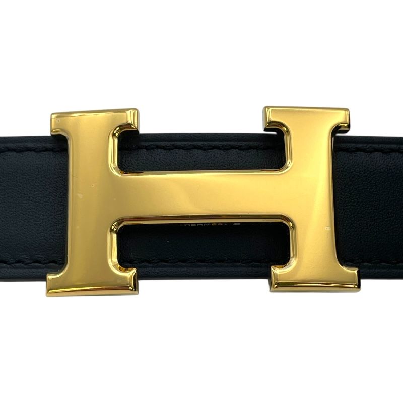 エルメス HERMES コンスタンスHベルト 70 W刻 ブラック・エトゥープ GD金具 スイフト・エプソン レディース ベルト エルメス HERMES コンスタンスHベルト 70 W刻 ブラック・エトゥープ GD