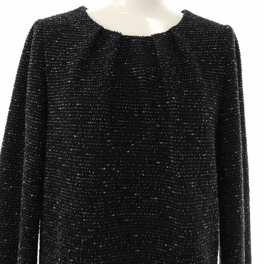 TO BE CHIC　ファンシーツイードジャージー チュニック　カットソー トゥービーシック TO BE CHIC ファンシーツイードジャージー