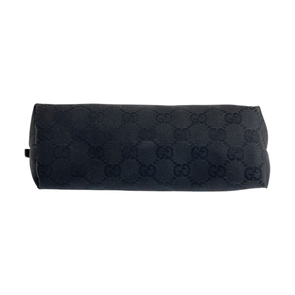 美品 GUCCI グッチ ブラック 黒 シルバー金具 GGキャンバス/レザー