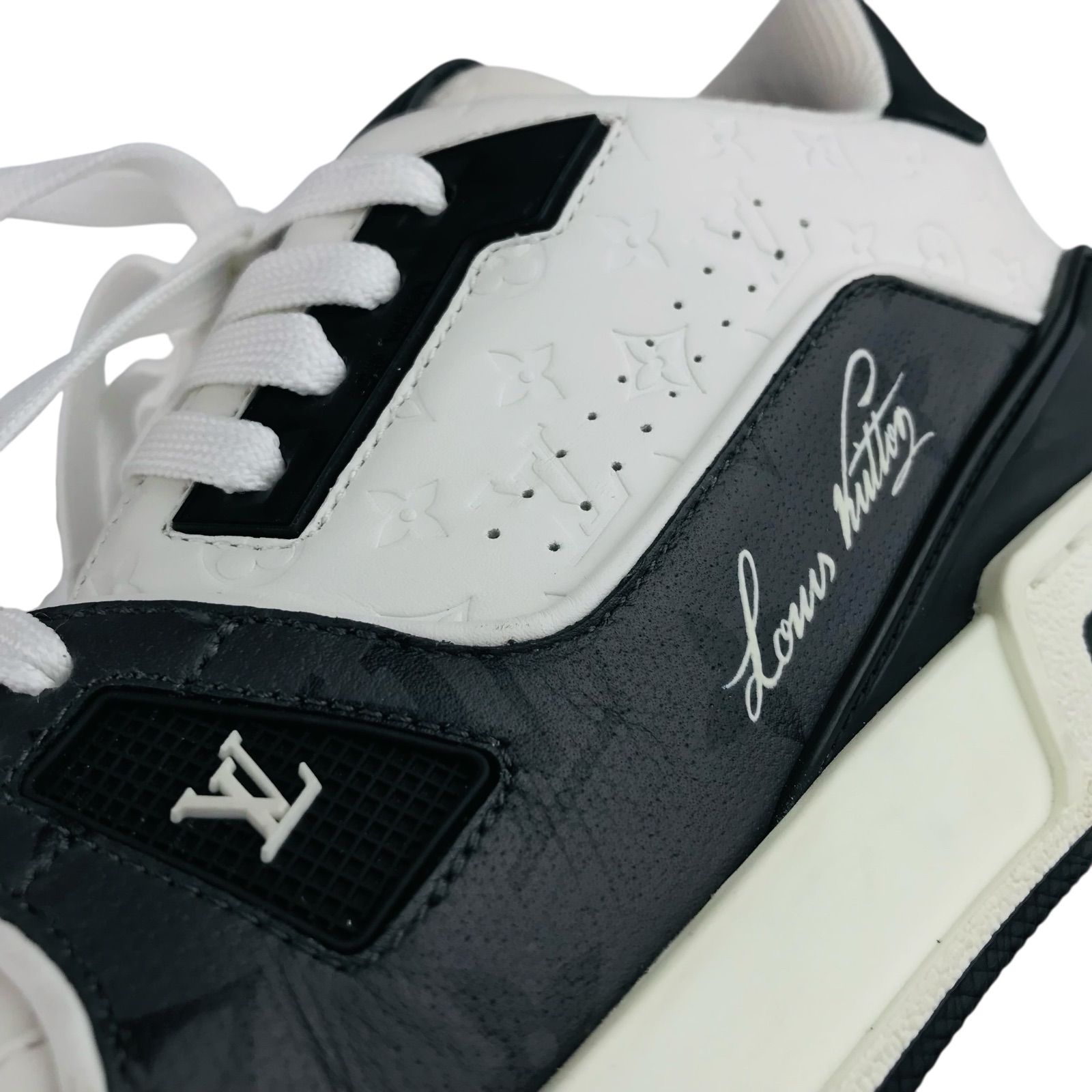 美品☆LOUIS VUITTON・ルイヴィトン【トレーナーライン】メンズ レザー