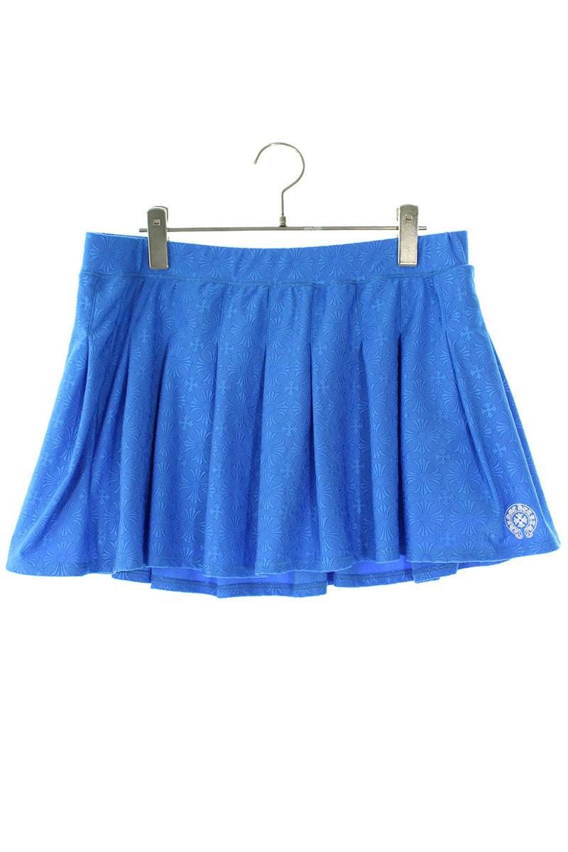 クロムハーツ 新品 CHプラス スカート クロムハーツ CHプラス総柄ナイロンキュロットスカート レディース XL