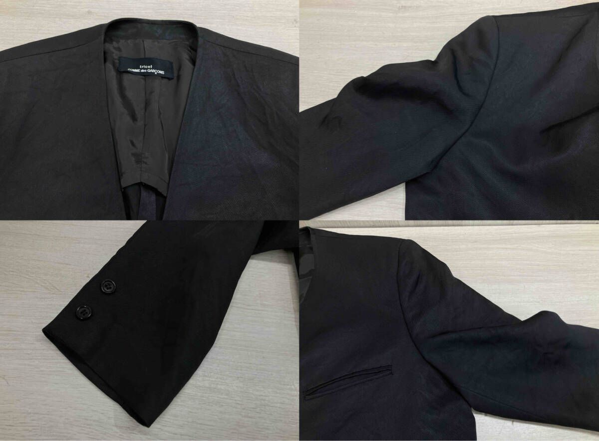 通年 tricot COMME des GARCONS トリコ コムデギャルソン ノーカラー
