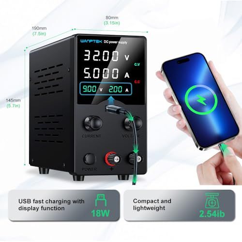 直流安定化電源 4桁高精度LEDディスプレイ付き30