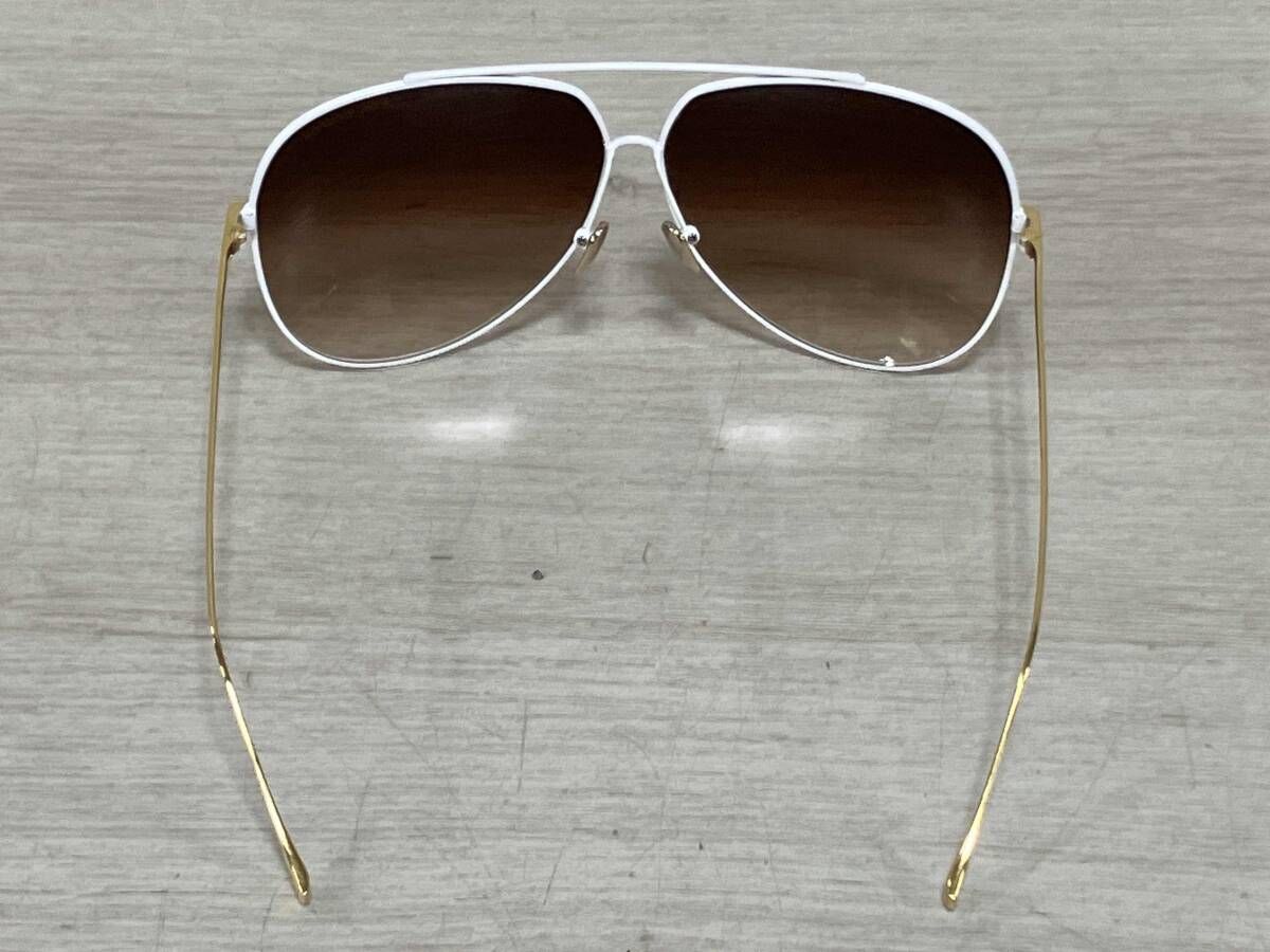 DITA CONDOR】美品！ サングラス ホワイト × ゴールド DITA CONDOR】美