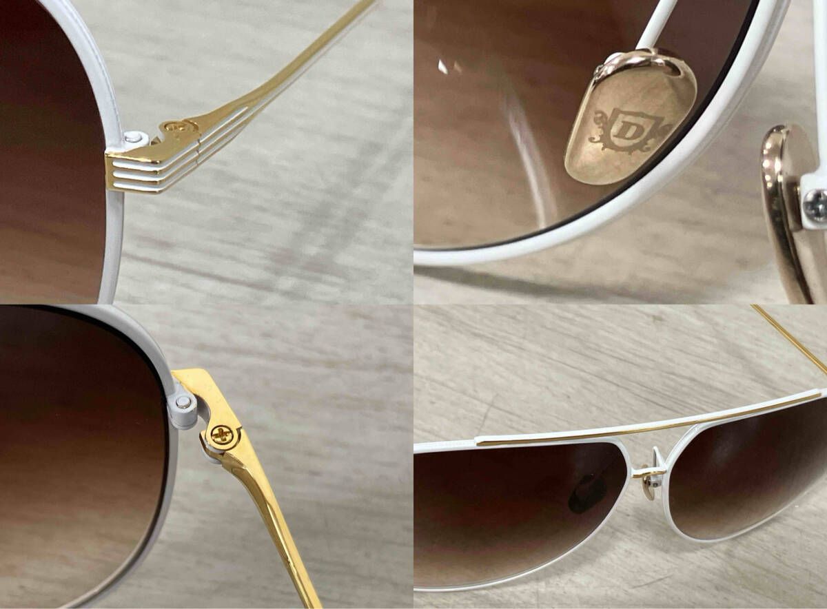 DITA/ディータ/サングラス/CONDOR/ホワイト×ゴールド/ダークブラウン