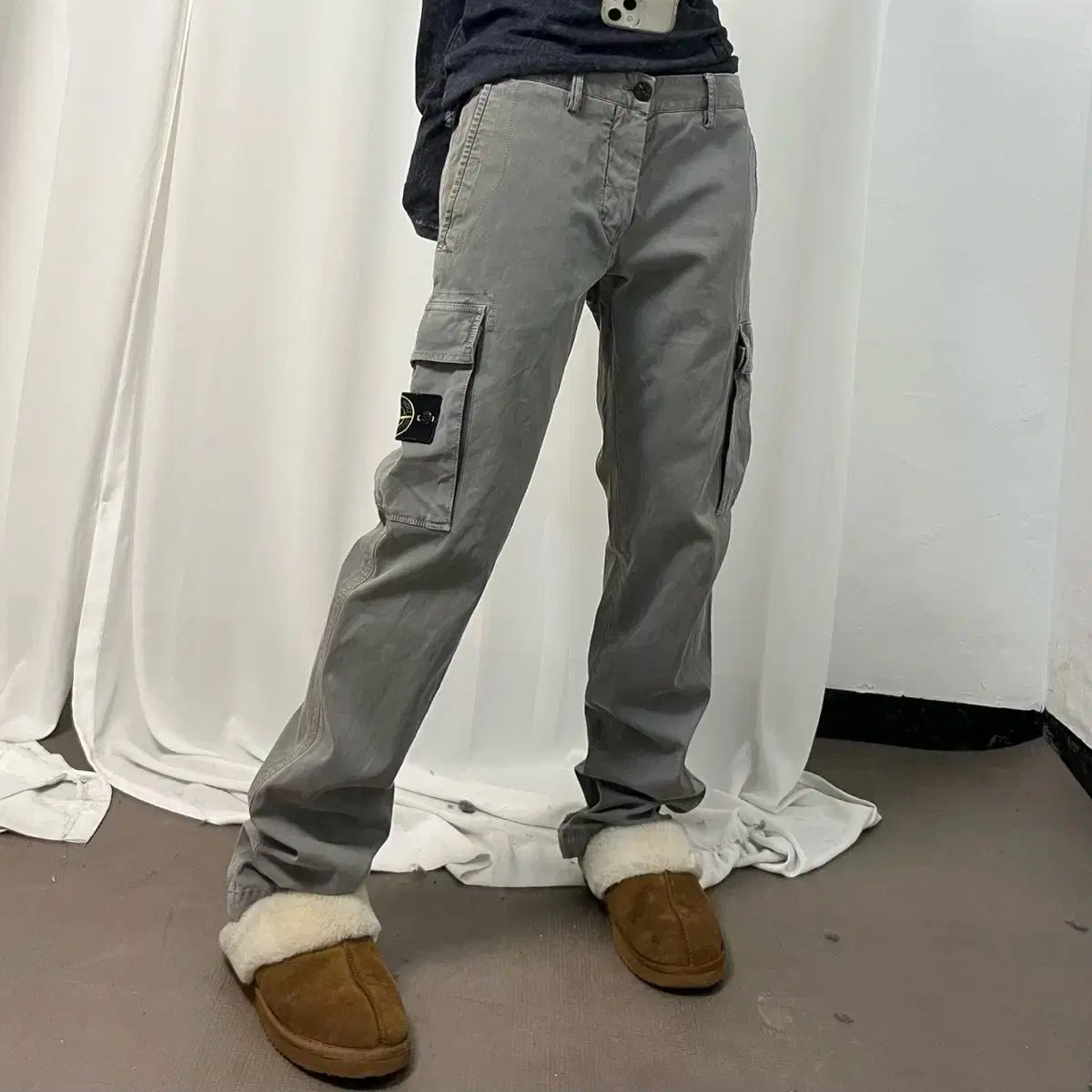 ストーンアイランド　カーゴパンツ　グレー　W33 ストーンアイランド カーゴパンツ グレー W33｜ストーンアイランド