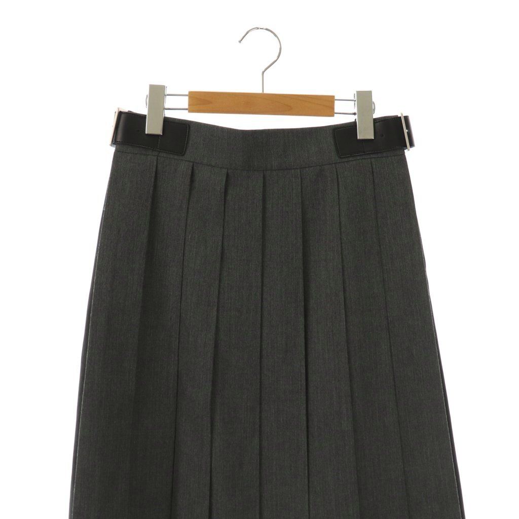 ユニーフ UNIPF 25AW インナースカート付き プリーツスカート ロング 2  