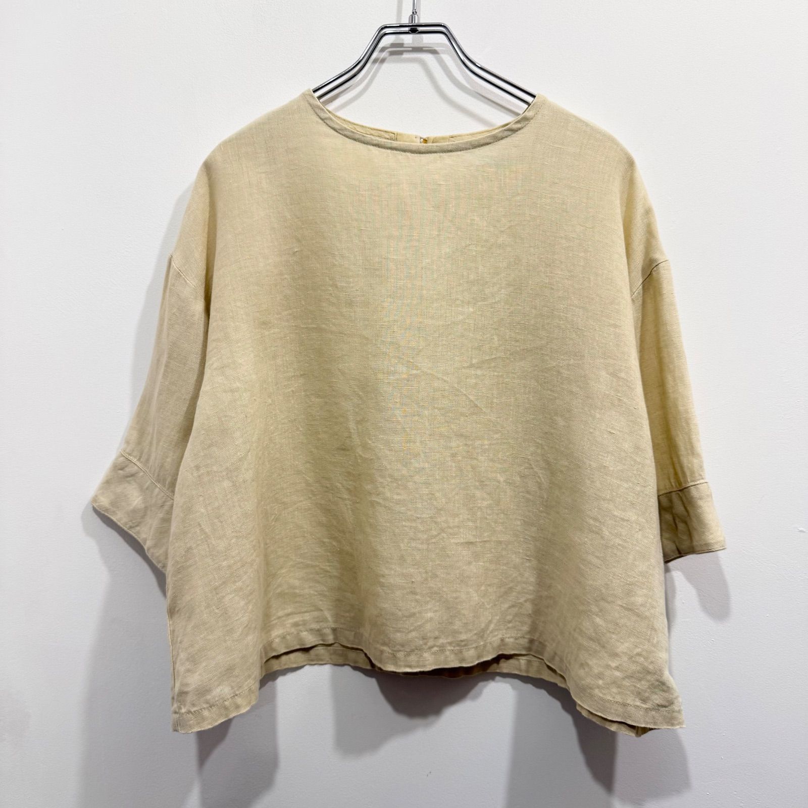 リネン100% fog linen work リトアニア製 プルオーバー ブラウス 