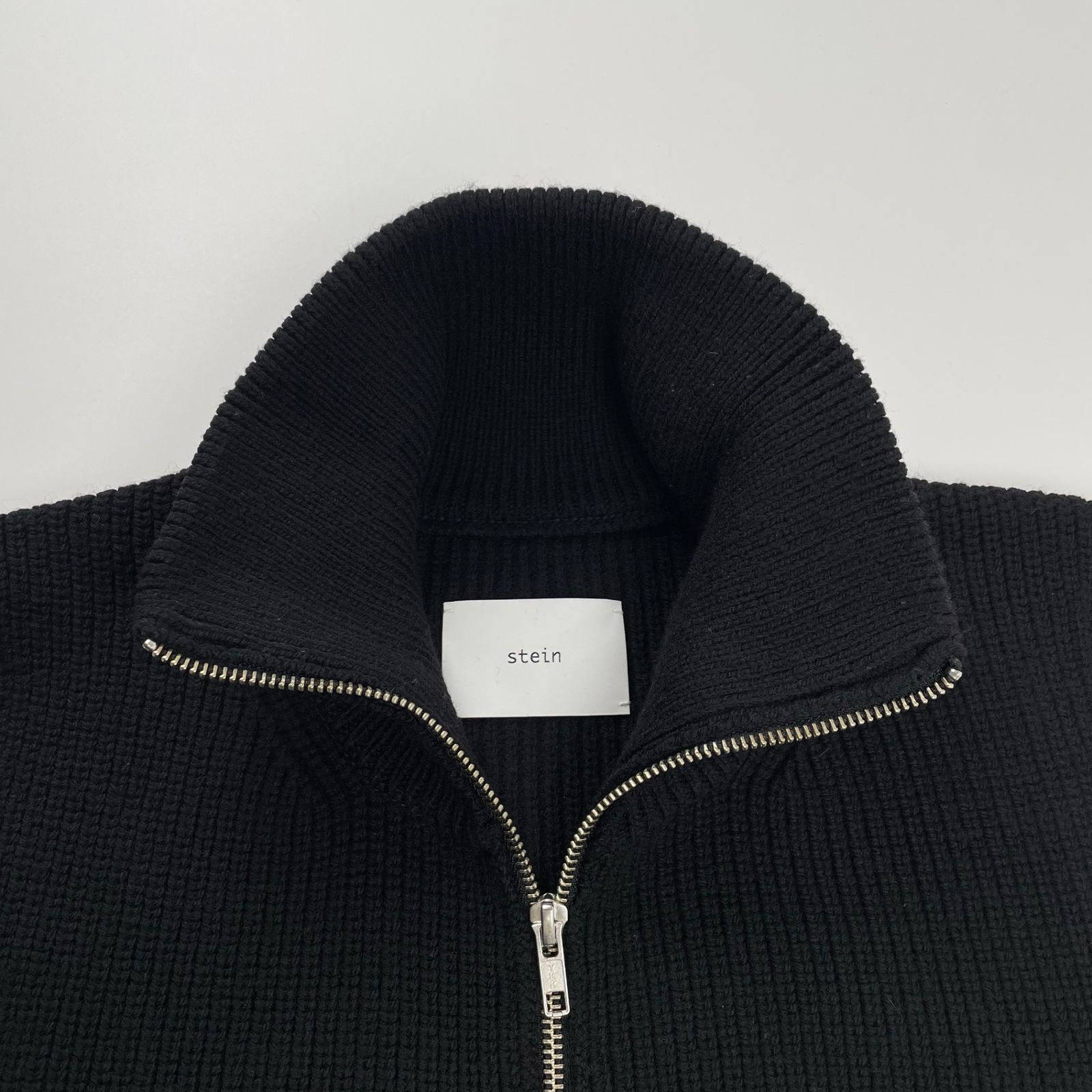 stein シュタイン / OVERSIZED DRIVERS KNIT ZIP VEST 23AW ST697 参考 