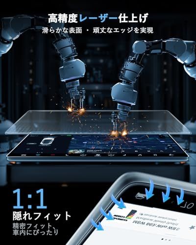  組 ナビ リアモニター ガラスフィルム 2025 トヨタ ランクル300 12 3インチ 保護フィルム 11 6インチ後席ディスプレ ランドクルーザー 300 汚れ 傷防止 9 H 低反射 貼付簡単 カスタム 08859 bbc その他 キッチン 食器