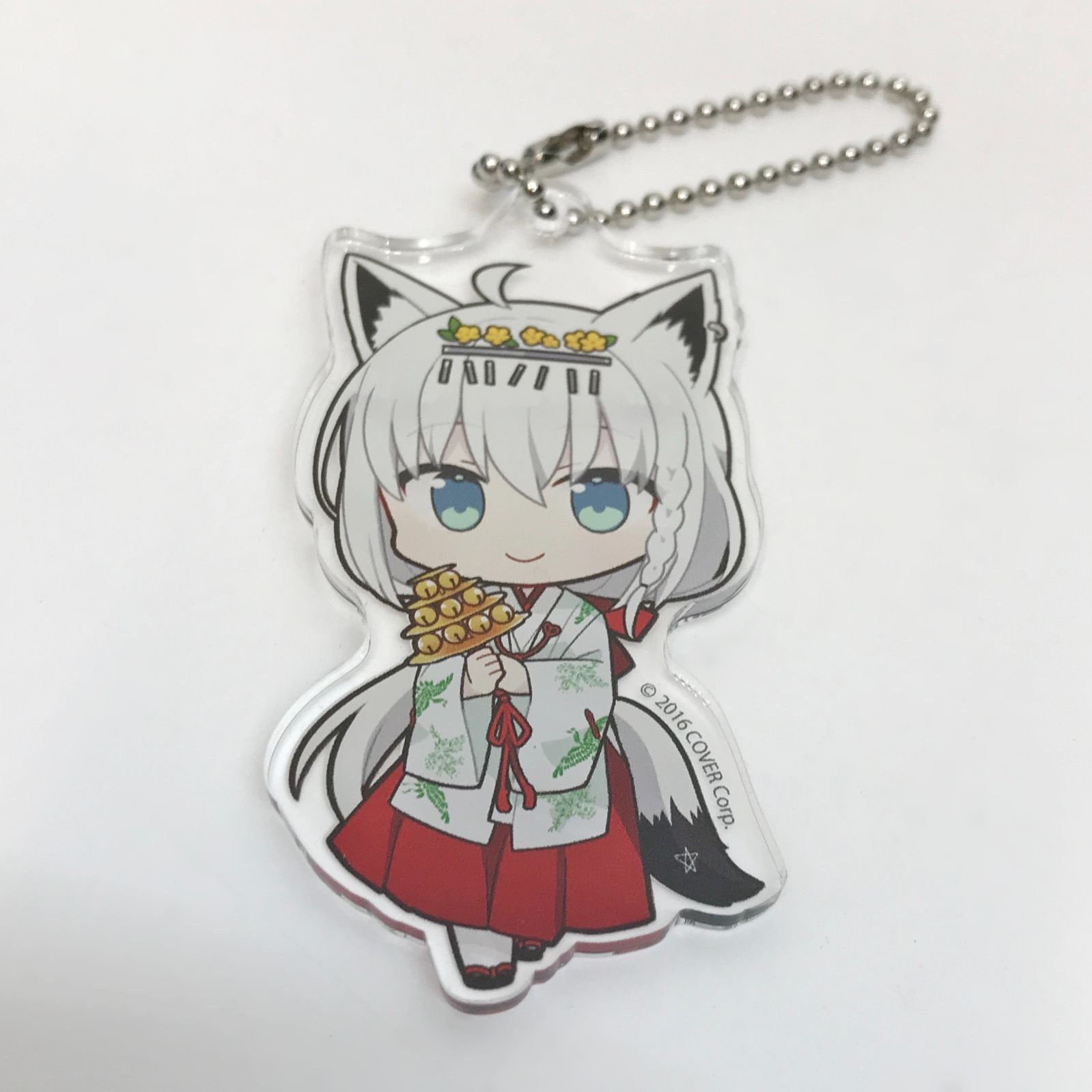 広店】白上フブキ 神田祭 ちびキャラ アクリルキーホルダー 巫女衣装