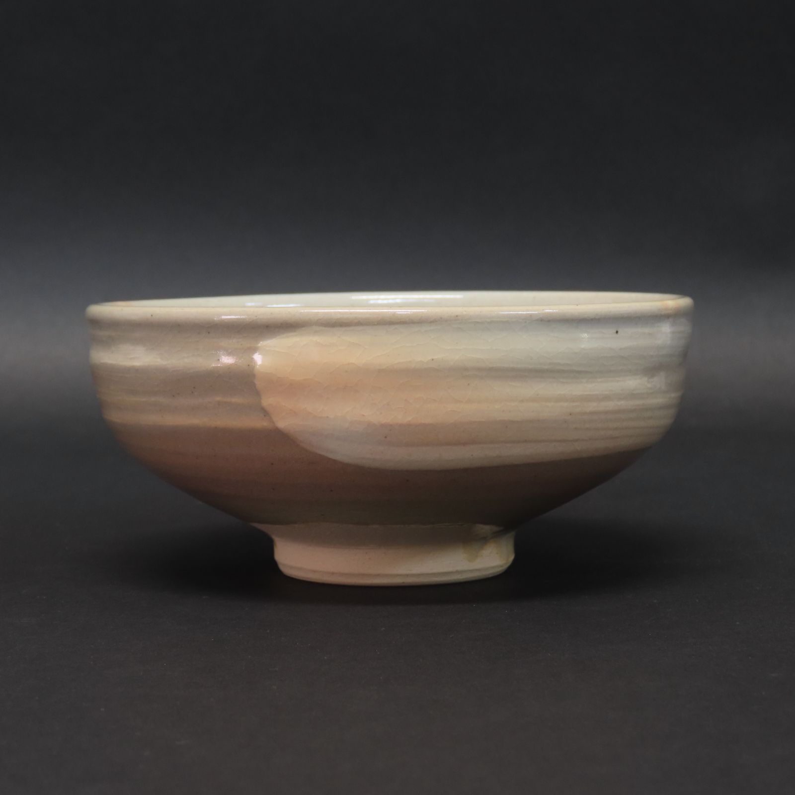 02s70 美品 十五世 松林豊斎 真作保証 遠州七窯 朝日焼 茶碗 メダカの