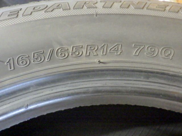 SR517】送料無料○2023年製造 約7~8部山○BS ICEPARTNER2○165/65R14