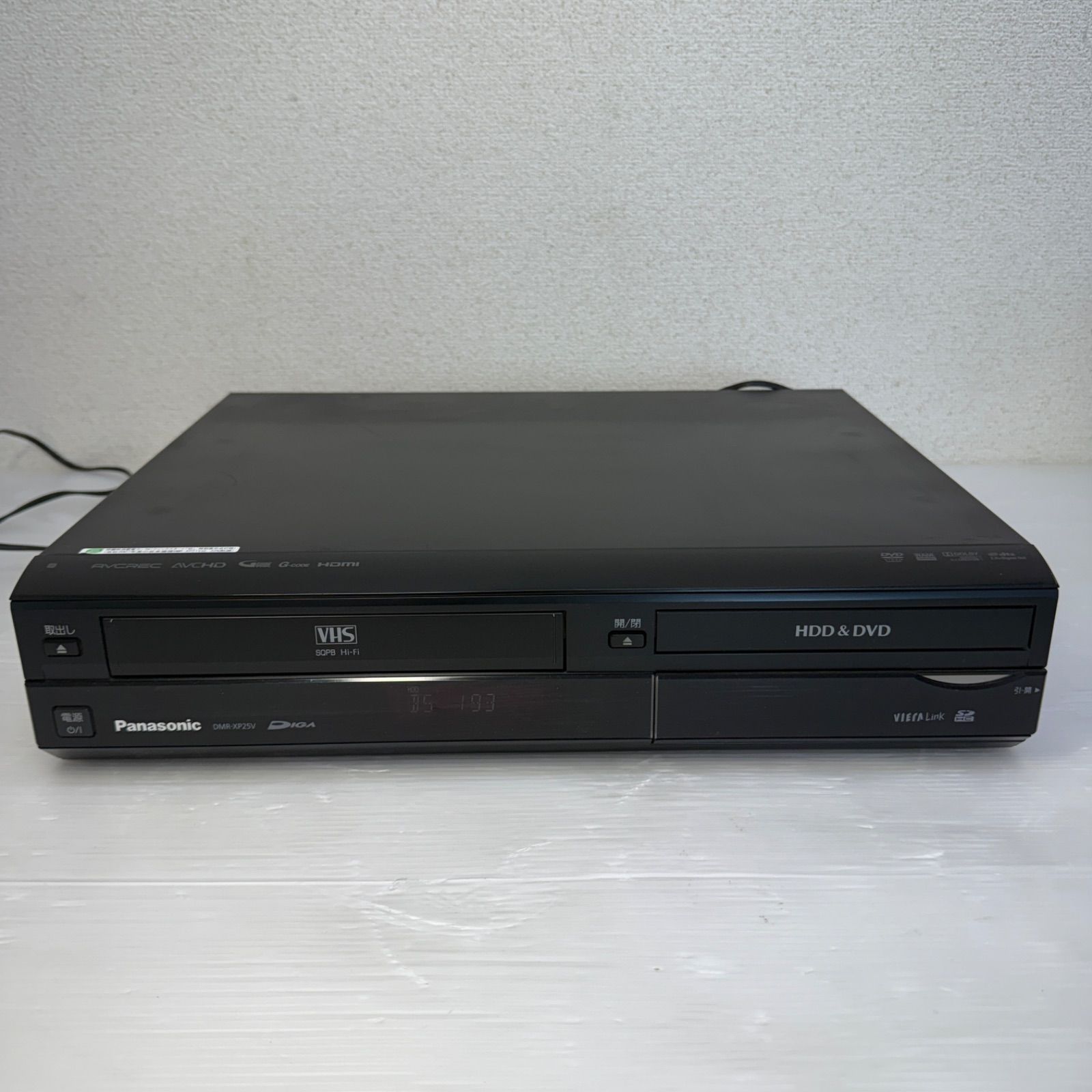 ☆Panasonic パナソニック☆DMR-XP25V 2010年製 VHS 一体型 DVD