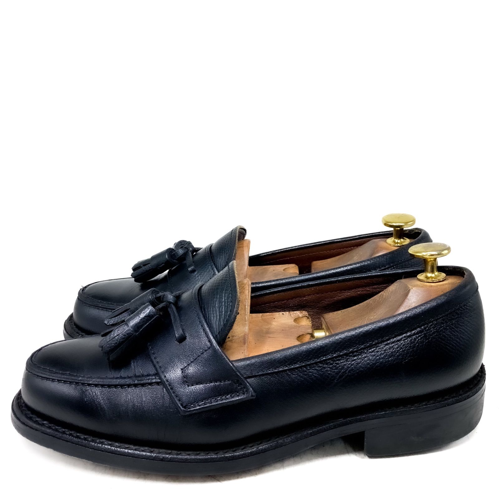 本革○REGAL リーガル 革靴 レザータッセルローファー 黒 人気