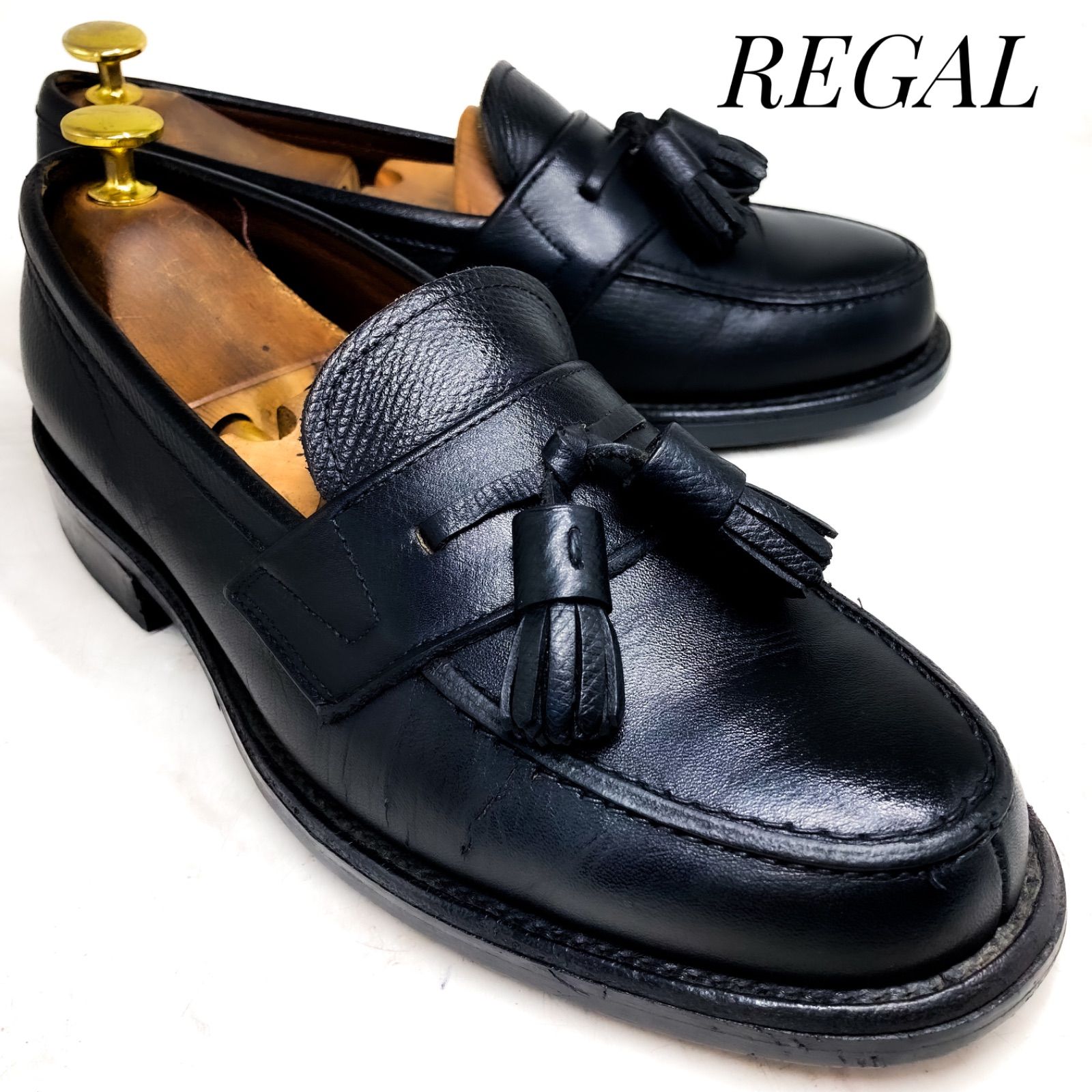 REGALローファー本革ブラック24cm REGAL - REGAL(リーガル) ローファー 