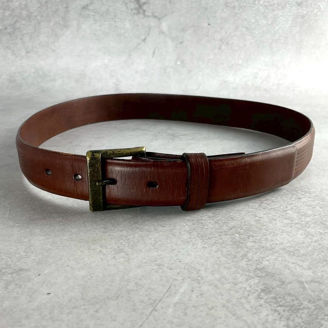 ISSEY MIYAKE MEN Leather belt brown M - メルカリ