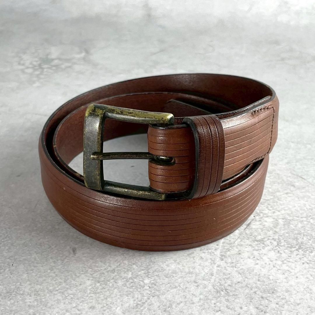 ISSEY MIYAKE MEN Leather belt brown M - メルカリ