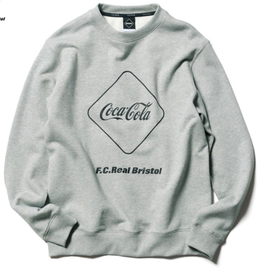 スウェット F.C.R.B. COCA-COLA EMBLEM CREWNECK SWEAT エフシーアールビー コカ・コーラエンブレムクルーネックスウェット M