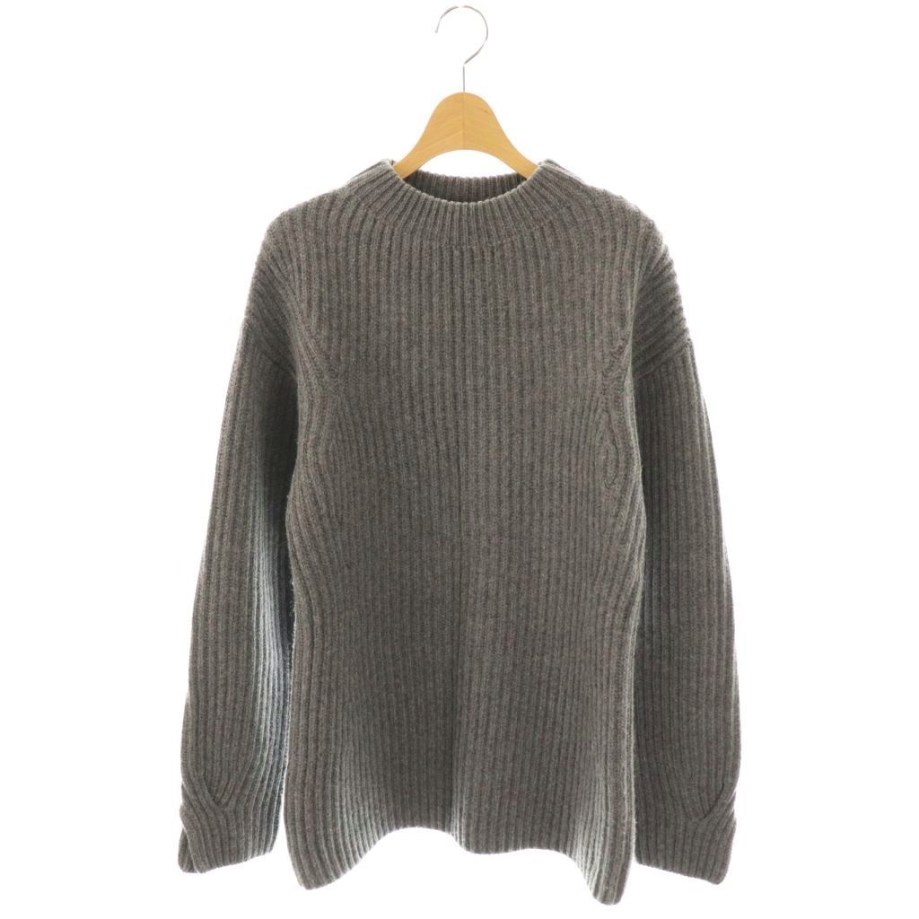 ブラミンク BLAMINK ウールカシミヤ5Gクルーネックロングスリーブ