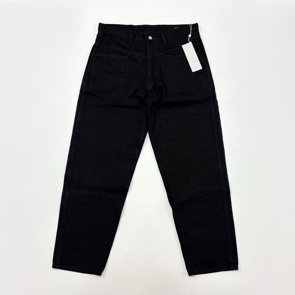 COMOLI　コモリ　25AW　デニムオーバーパンツ　ブラック COMOLI (コモリ) デニム オーバーパンツ