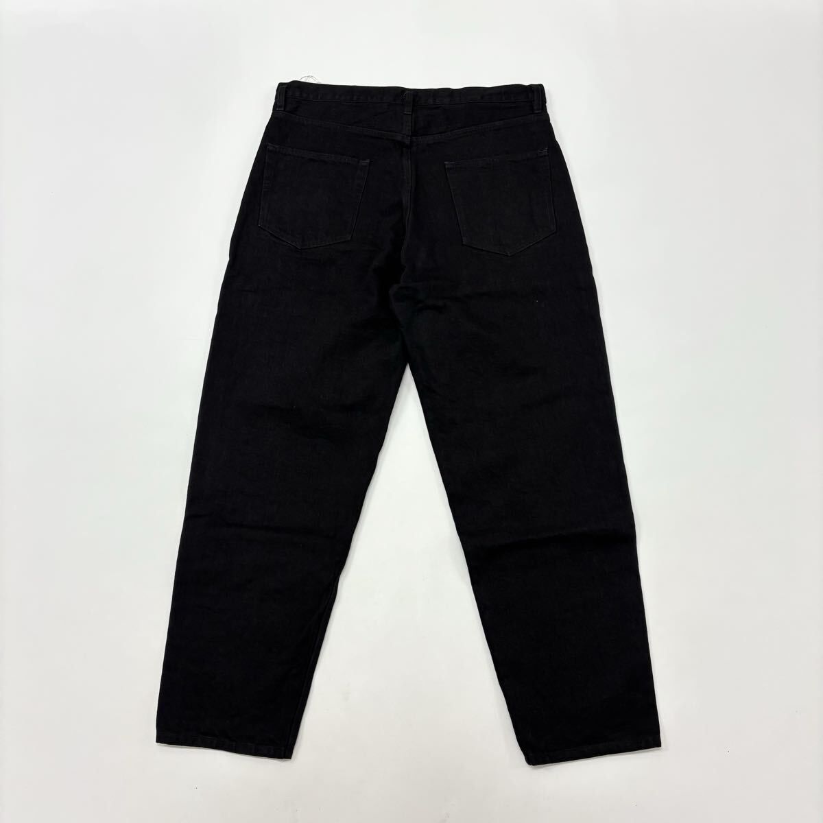 25aw 2025 新品 COMOLI コモリ ブラック デニム テーパード パンツ C03