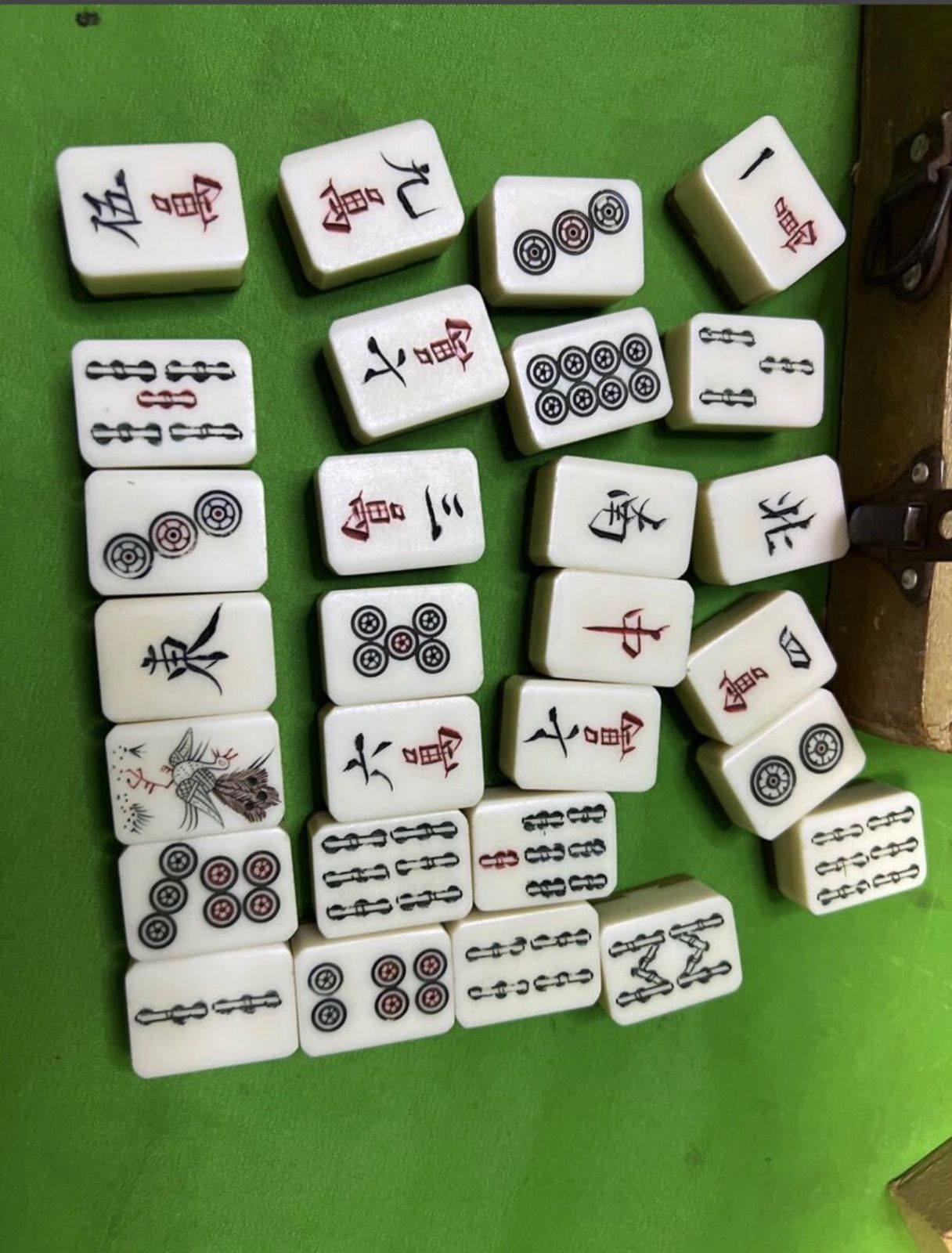 昭和レトロ✴︎麻雀牌セット ヴィンテージの背竹麻雀牌セット！ 昭和レトロ@Y左 - メルカリ