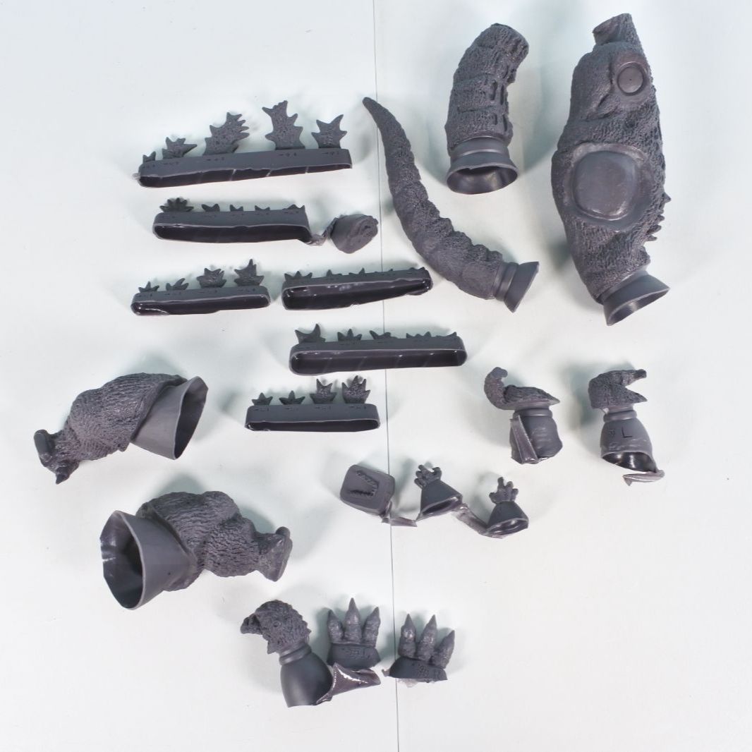 大清水44-3-0116】未組立 海洋堂 1/250 スケール ソフビキット ゴジラ