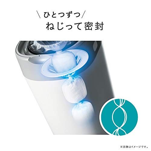コンビ 紙おむつ処理ポット 強力防臭抗菌 おむつポット ポイテック シリーズ ホワイト 共用スペアカセット 3個 (旧型ポイテック/ポイテック アドバンス 本体両方使用可能) (x 1)☆彡 711673c0
