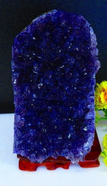 ウルグアイ産☆ 天然水晶☆絶品超濃い濃い超美しい☆アメジスト