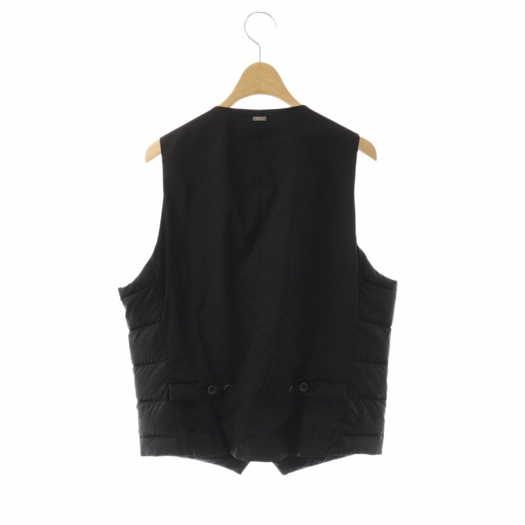 ヘルノ HERNO ダウンベスト ジレベスト Vネック 46 ネイビー PI002ULE