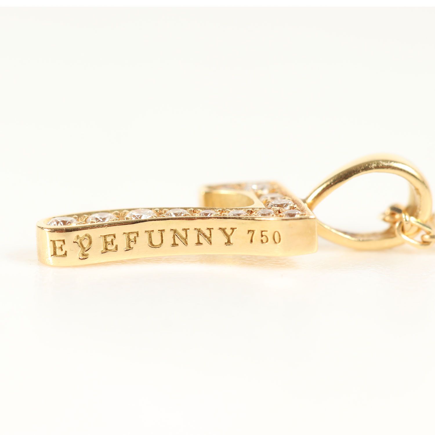 EYEFUNNY アイファニー ダイヤモンド ナンバー 7 ペンダントトップ 