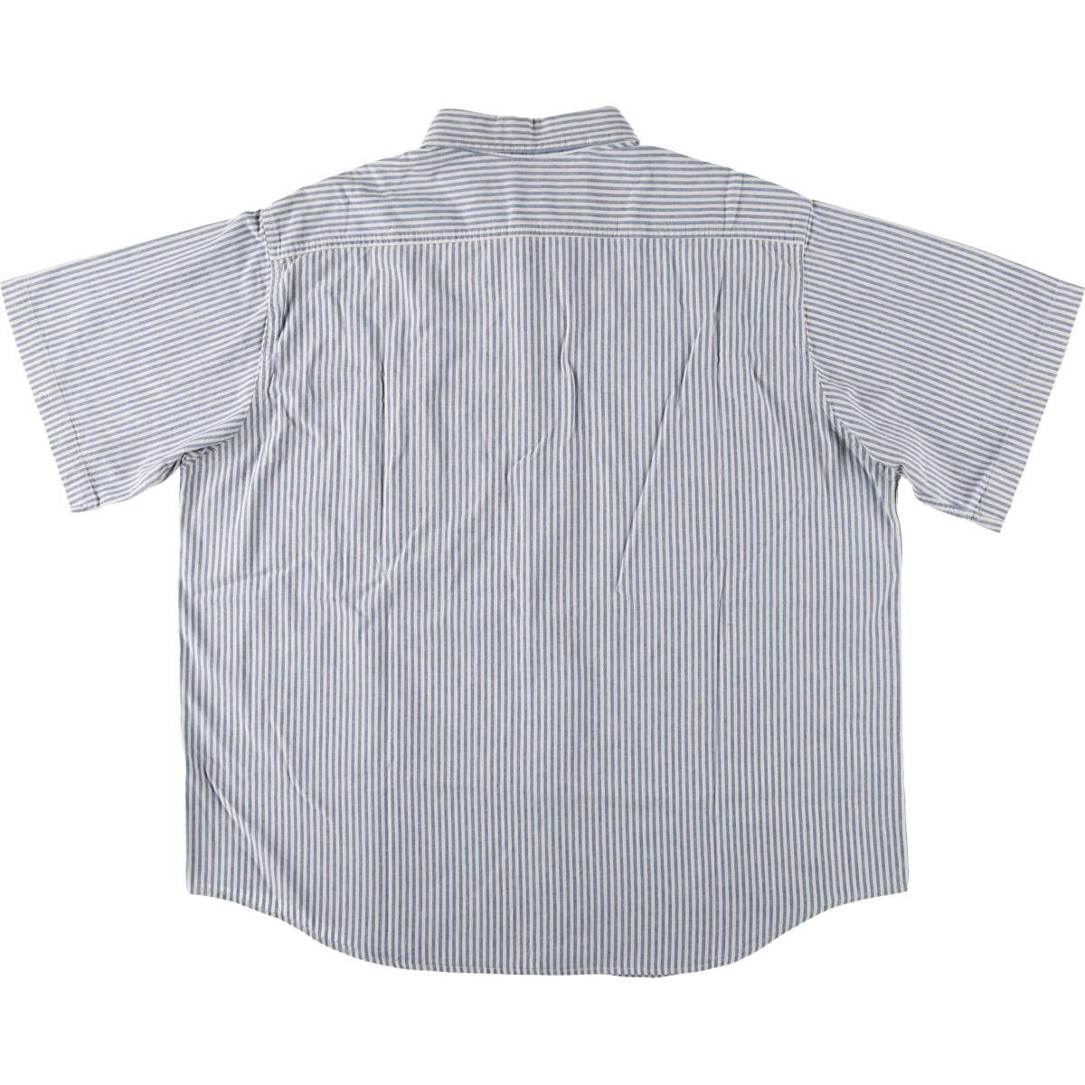 古着 カーハート Carhartt ストライプ柄 ボタンダウン 半袖 ワーク