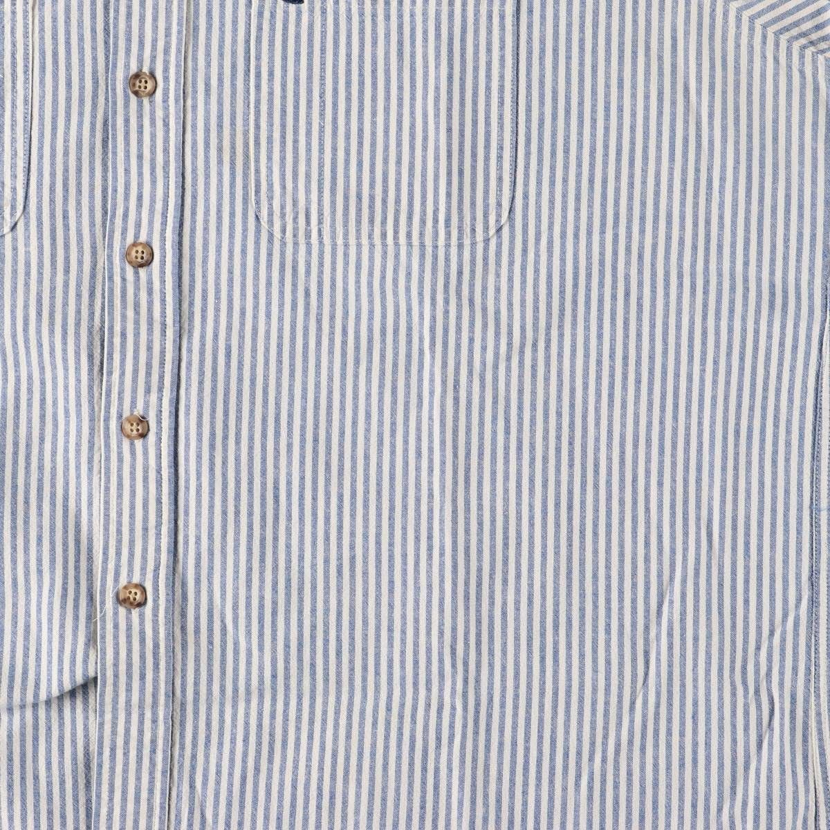 古着 カーハート Carhartt ストライプ柄 ボタンダウン 半袖 ワーク